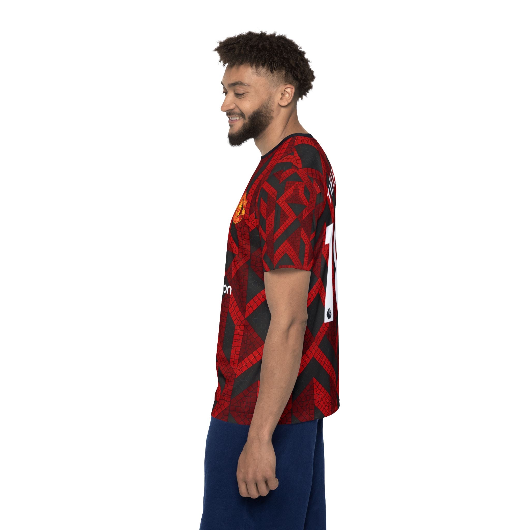Manchester Red Mosaic Jersey — Tielemans 18 Soccer Shirt