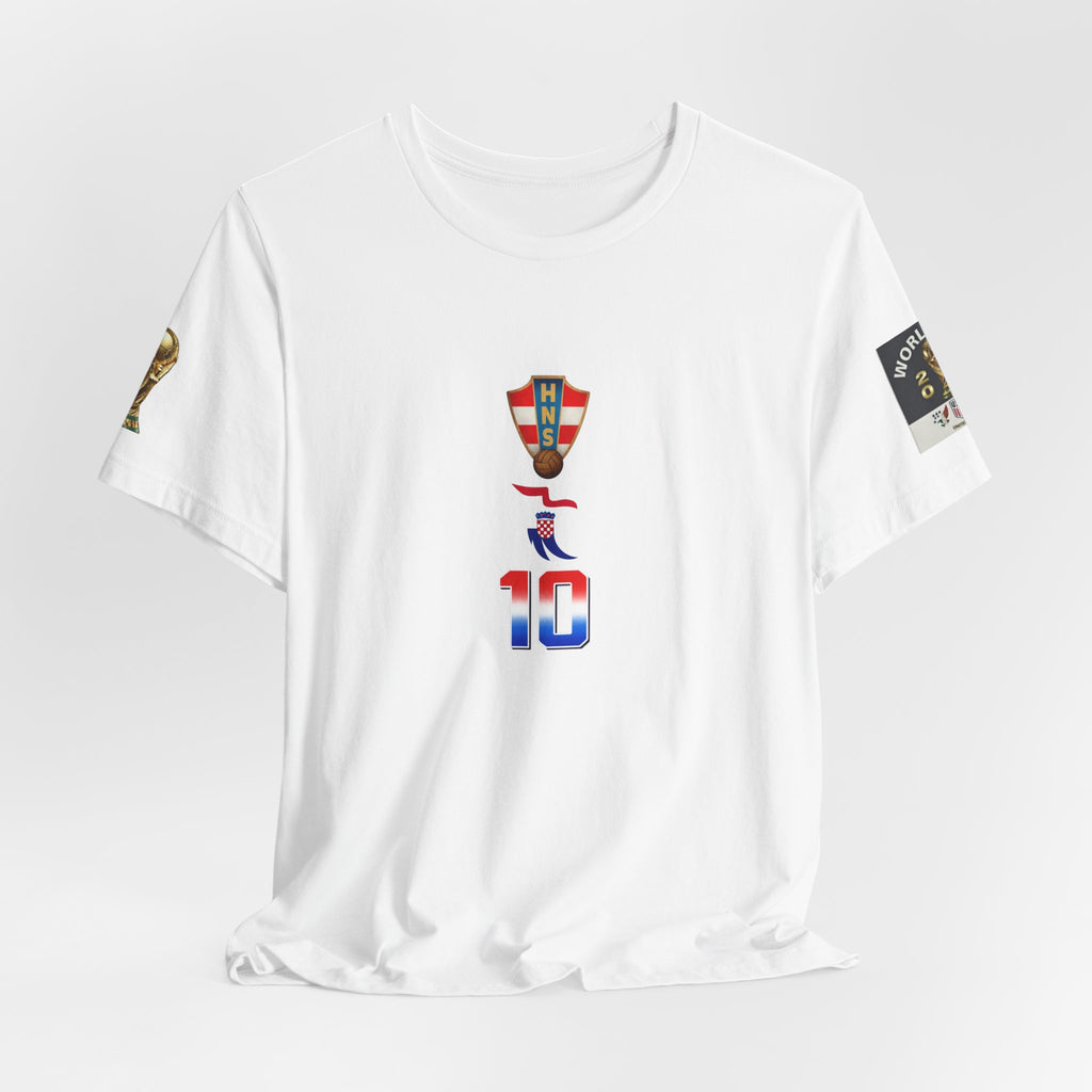 Modrić 10 Croatia Soccer Jersey Tee | Football Player Number Tee