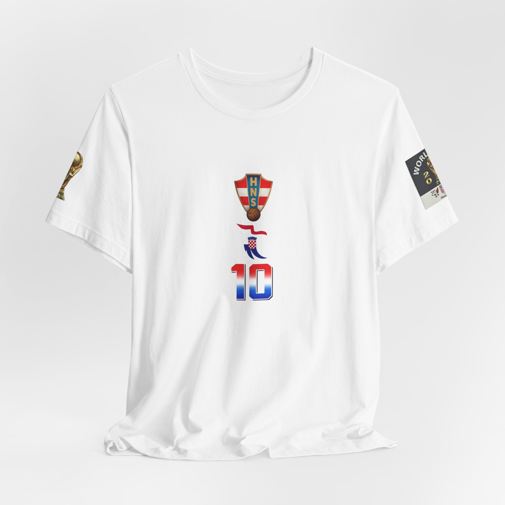 Modrić 10 Croatia Soccer Jersey Tee | Football Player Number Tee