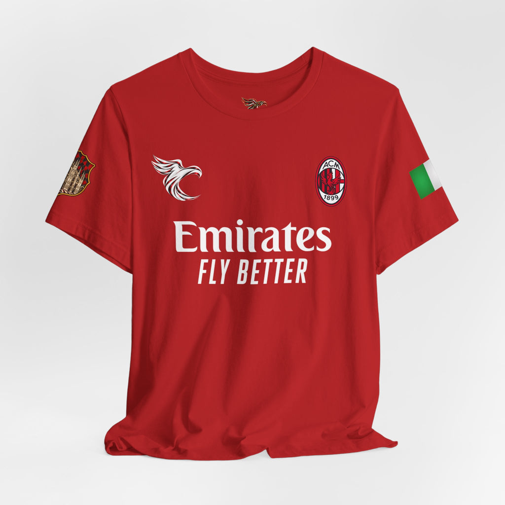 Emirates Fly Better Black Football Jersey T-Shirt