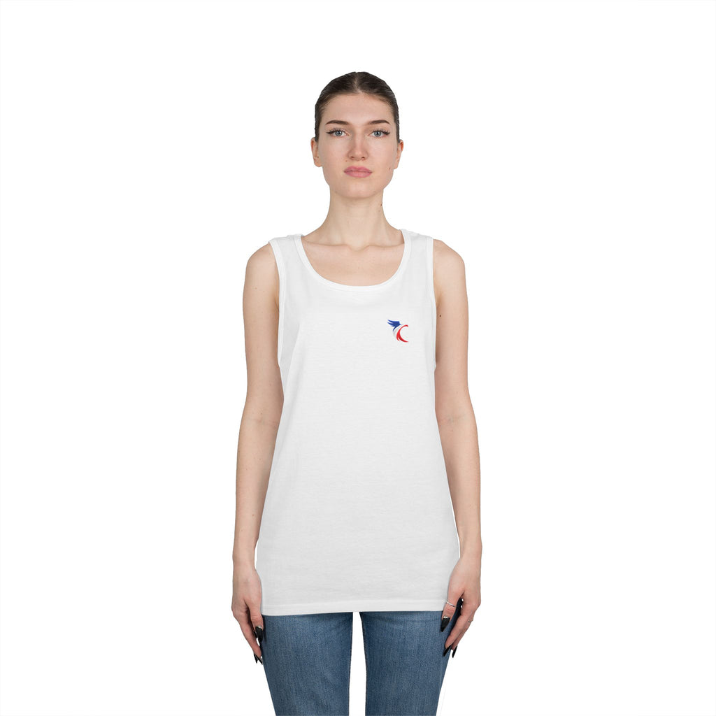 France Rooster Tank Top — French Tricolor Coq Graphic