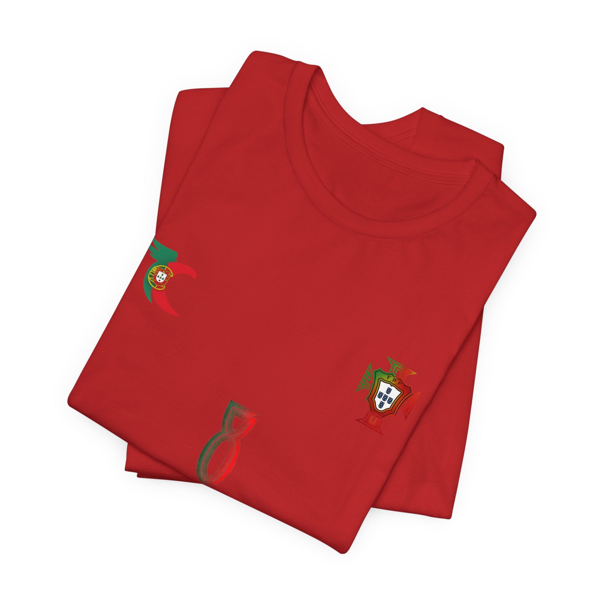 B. Fernandes Portugal Soccer Jersey Tee — Back Number 8 Football Fan Shirt