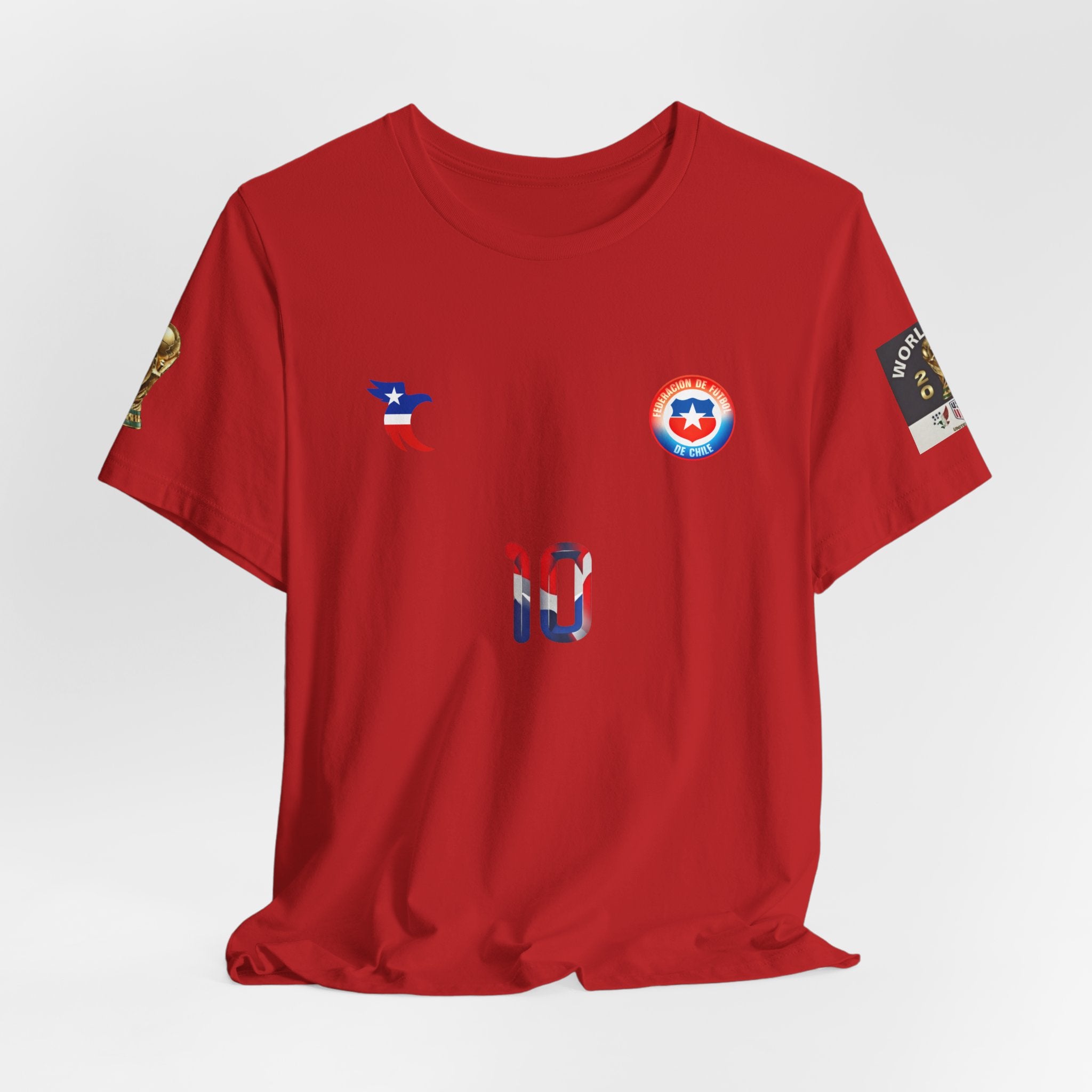 Alexis #7 Soccer Jersey Tee | Chile Football Number 7