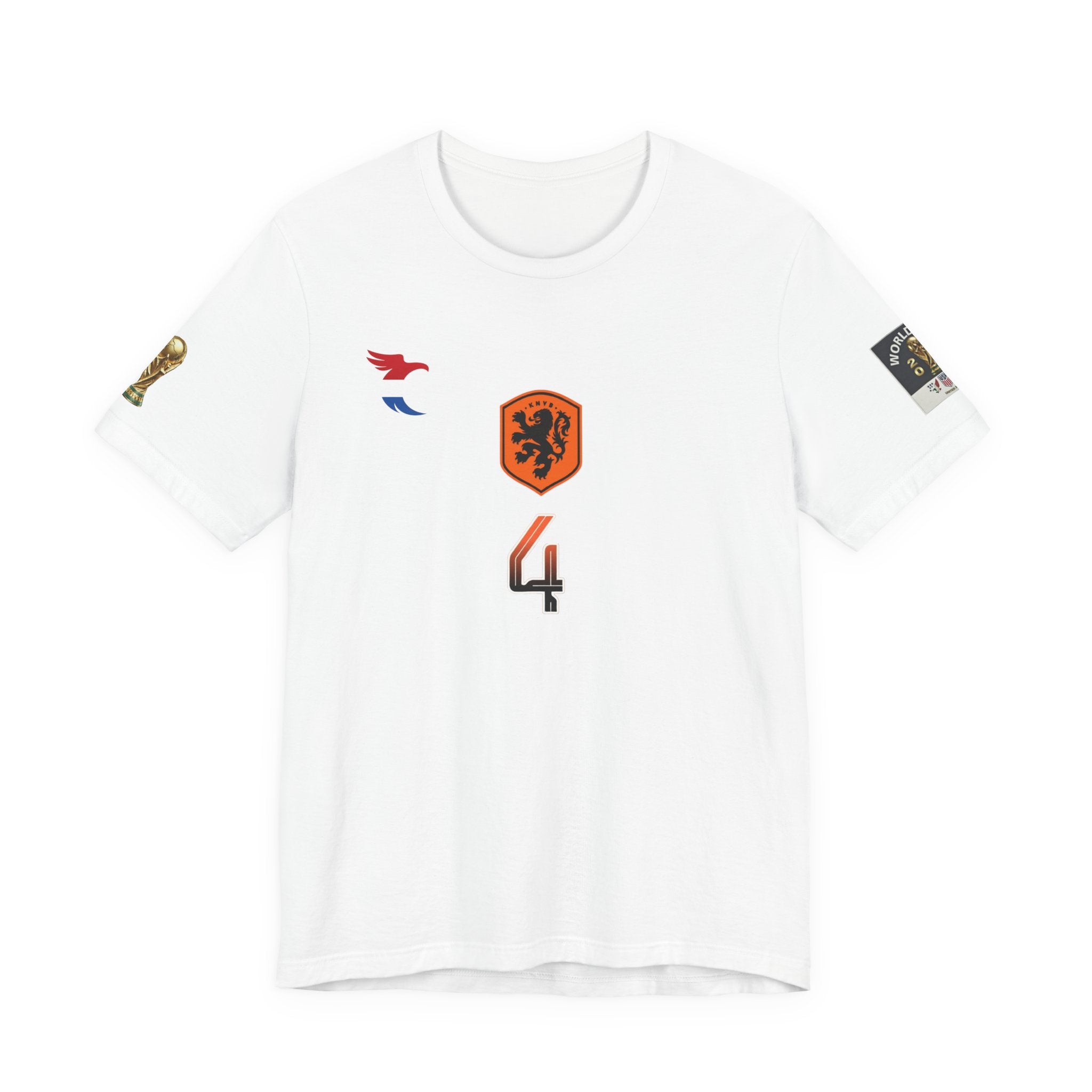 Netherlands Van Dijk Jersey T-Shirt — Heraldic Shield Graphic T‑Shirt