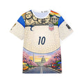 Pulisic #10 USA All-Over-Print Men's Sports Jersey — Red White Blue Soccer Fan Shirt