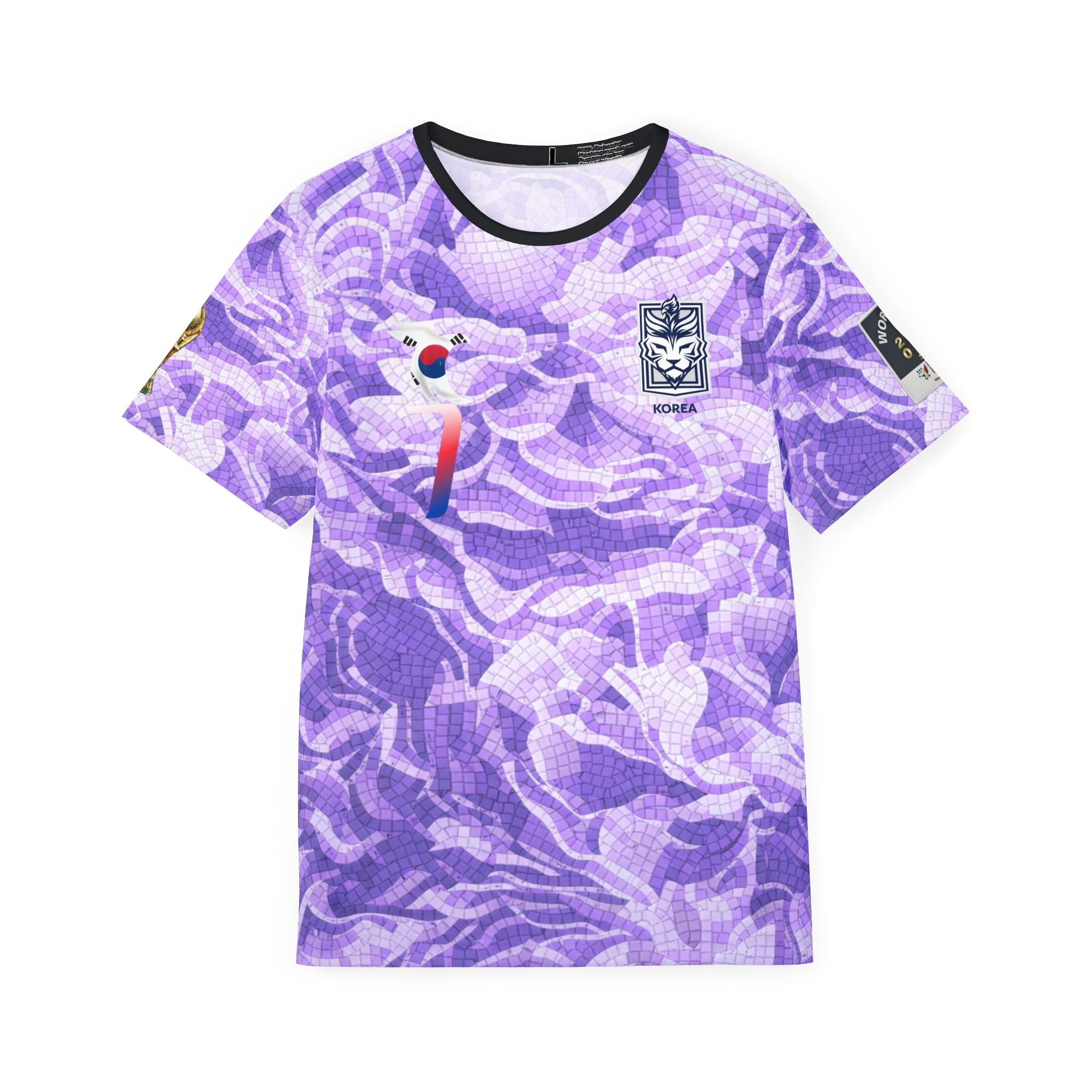 Sports Jersey — Nebula Graphic Soccer Jersey with Number 7