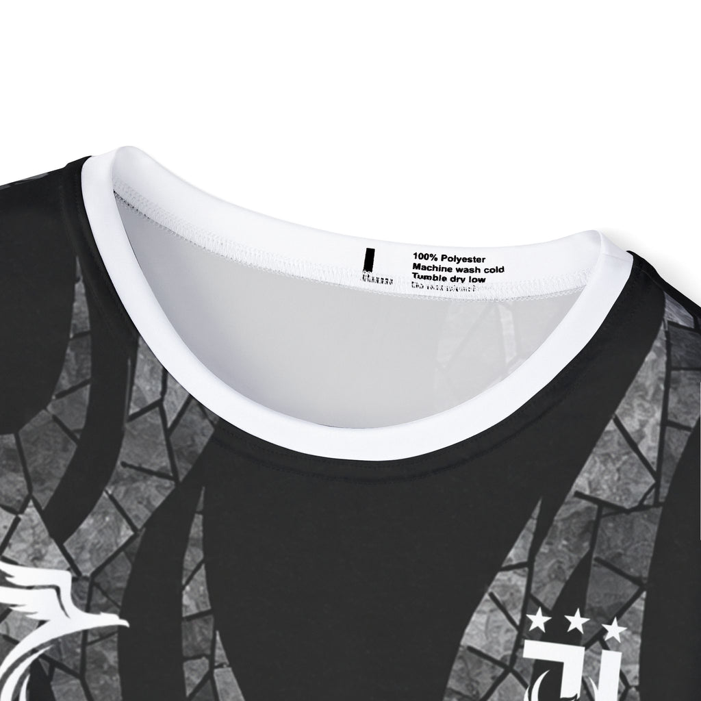 Juventus Black Flame Crew Jersey — Custom Yildez #10 All-Over Print