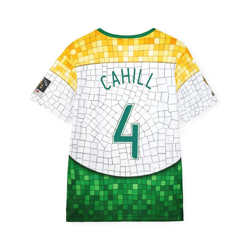 Australian Beach Soccer Jersey — Custom 'Cahill 4' Men's Sports Shirt