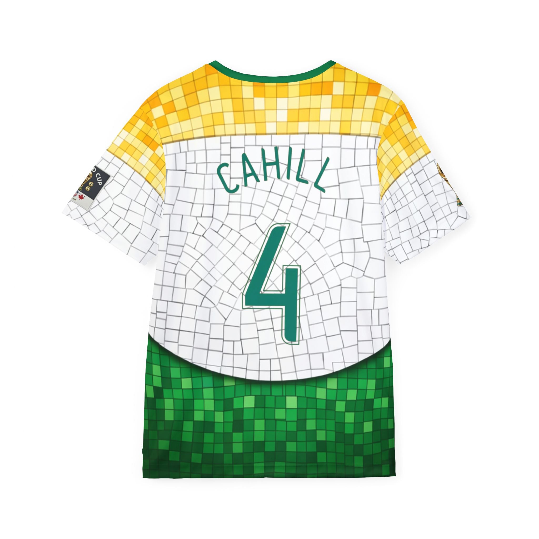 Australian Beach Soccer Jersey — Custom 'Cahill 4' Men's Sports Shirt