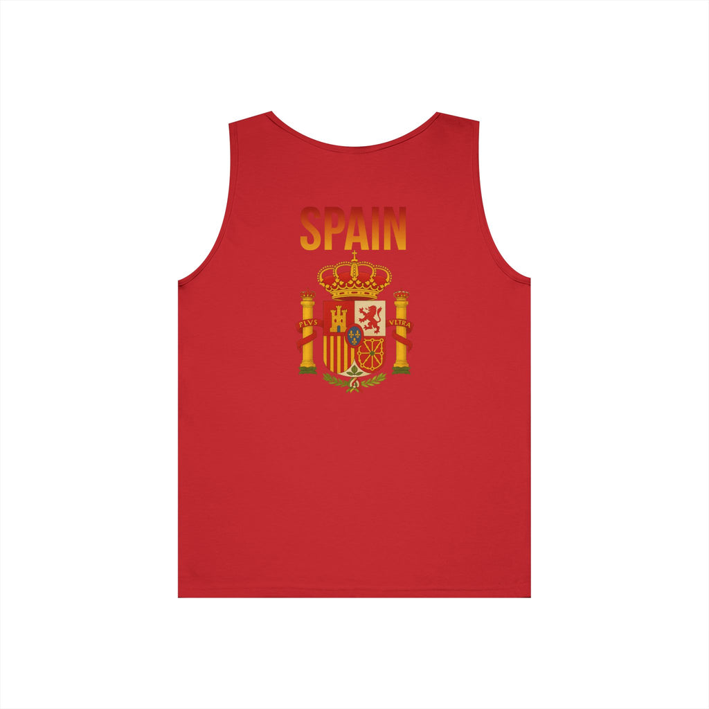 Spain Crest Tank Top — Spanish Flag Coat of Arms Athletic Tank