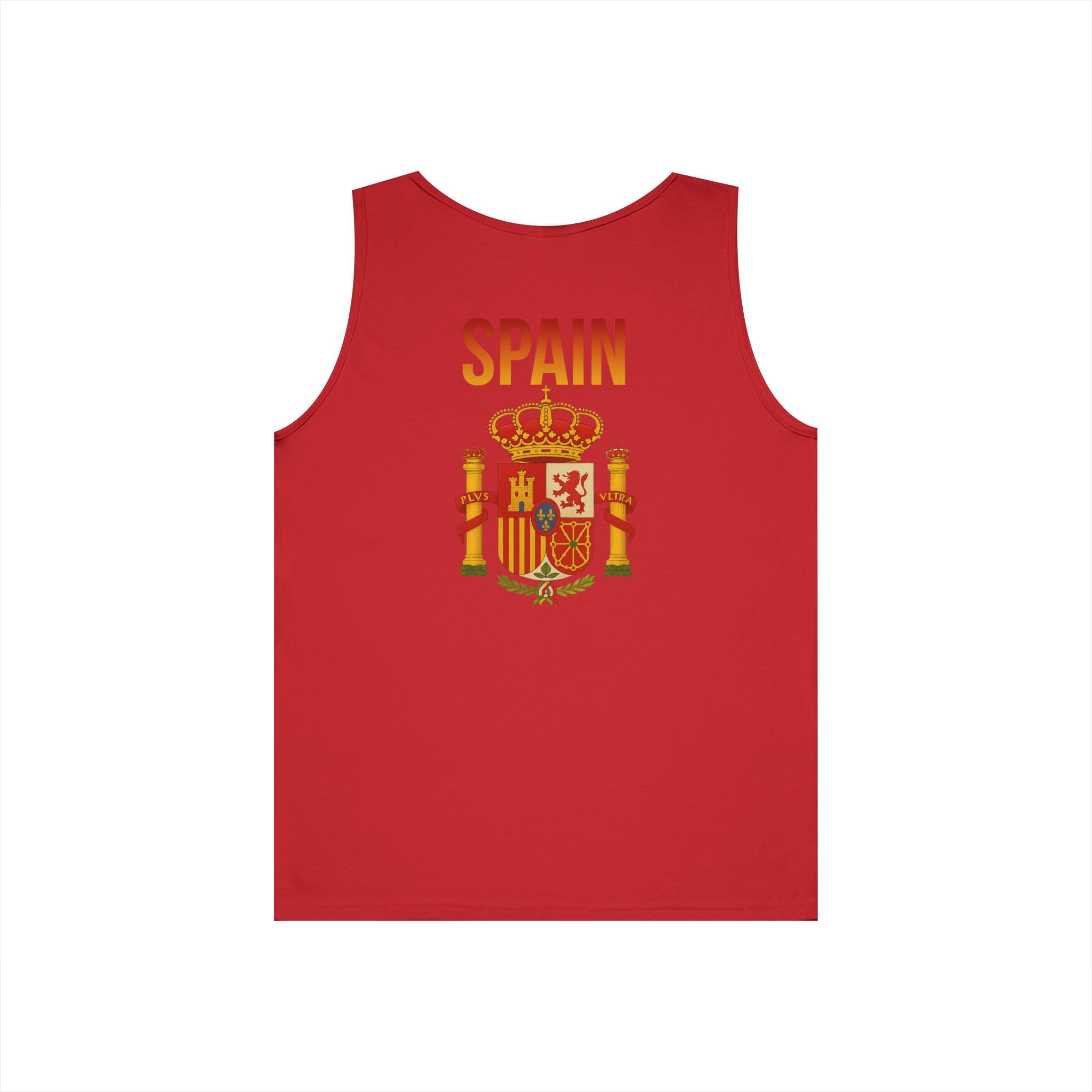 Spain Crest Tank Top — Spanish Flag Coat of Arms Athletic Tank