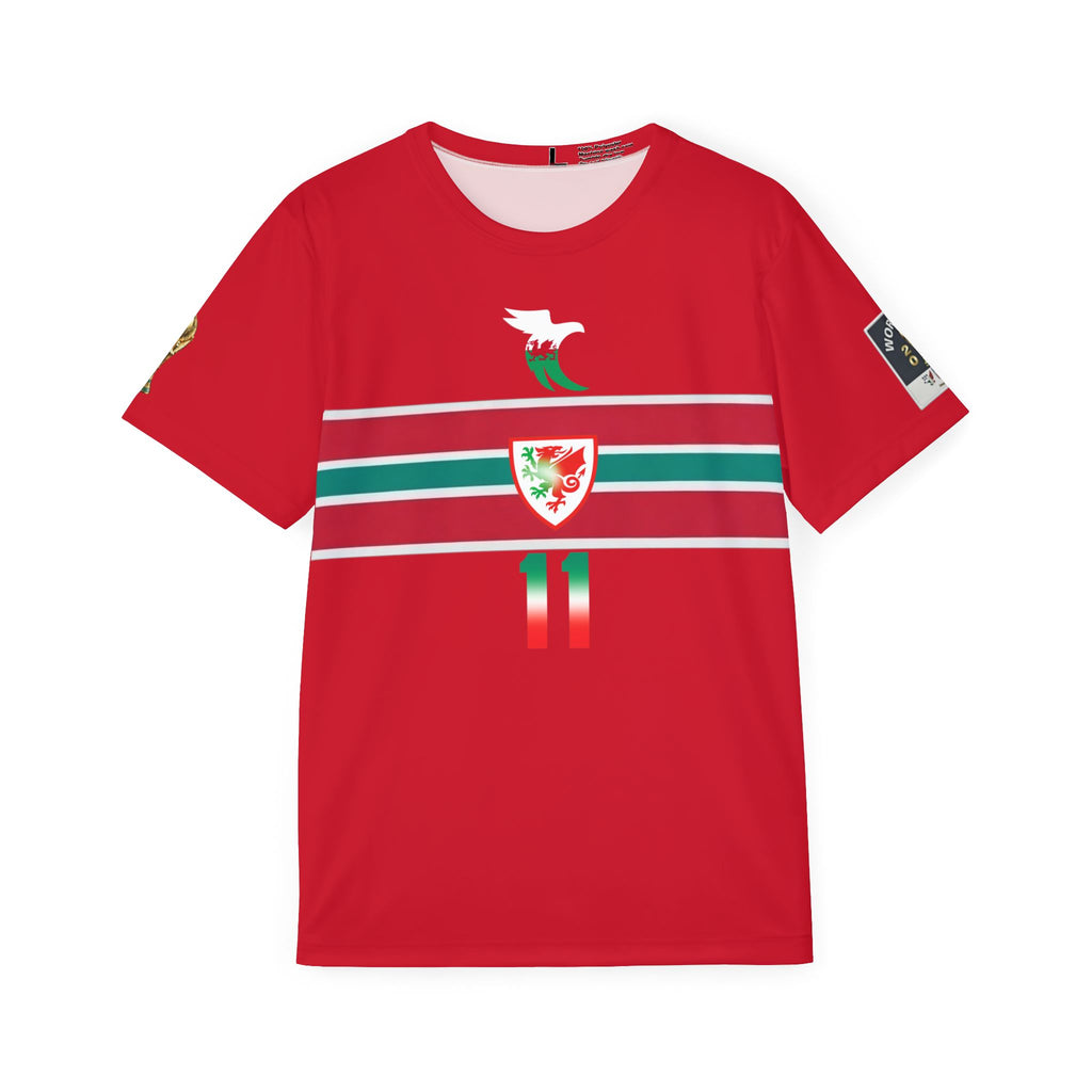 Welsh Red Football Jersey — Custom Name & Number (Johnson 11)