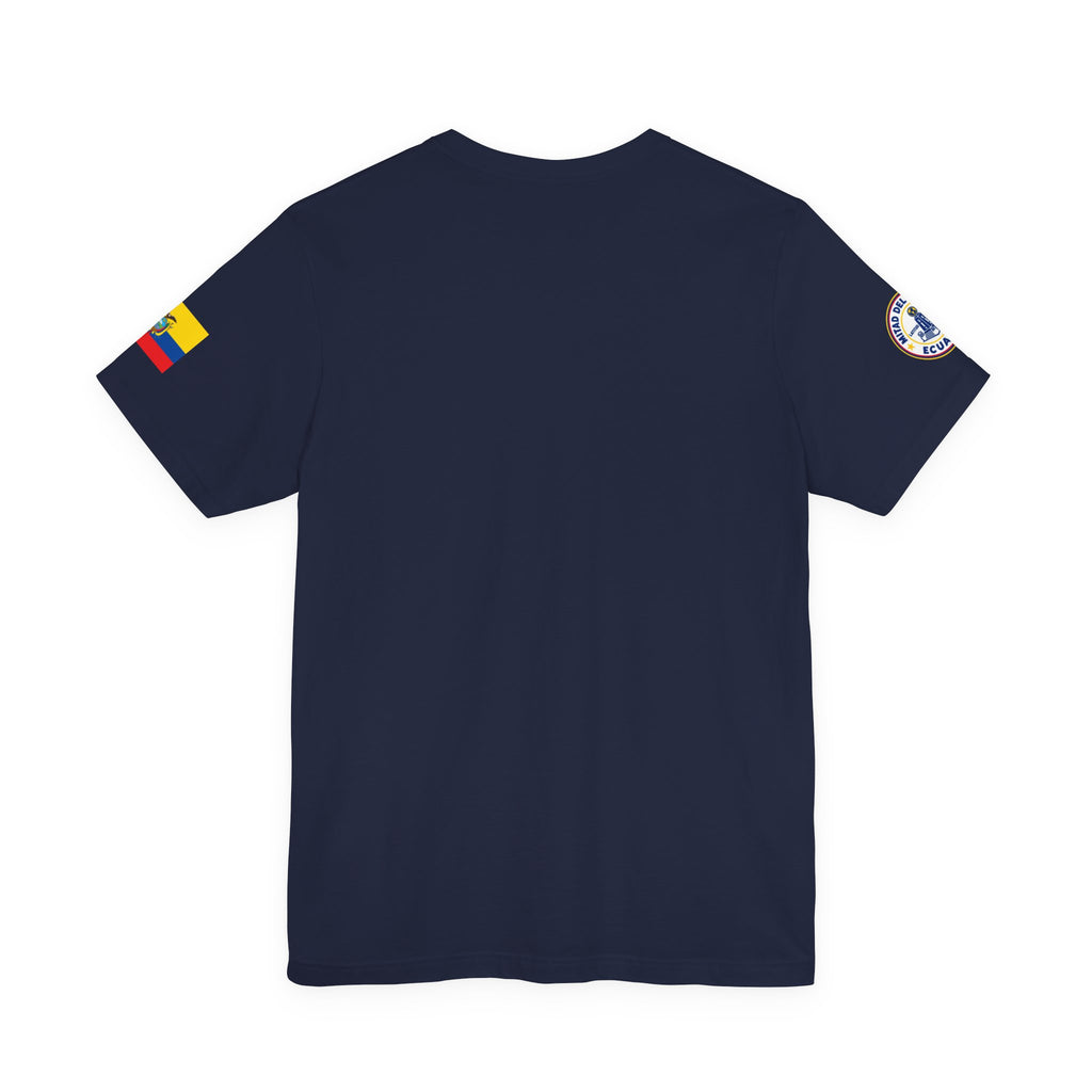 Custom Ecuador Flag Crest Jersey T-Shirt