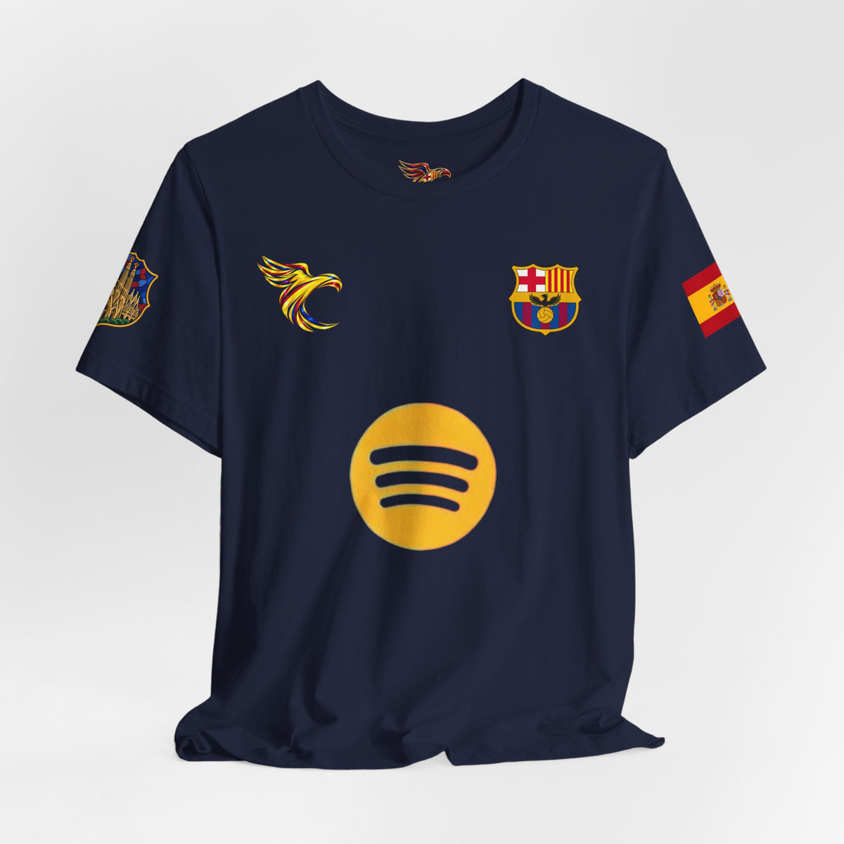 Barcelona Football Club Crest Black T-Shirt