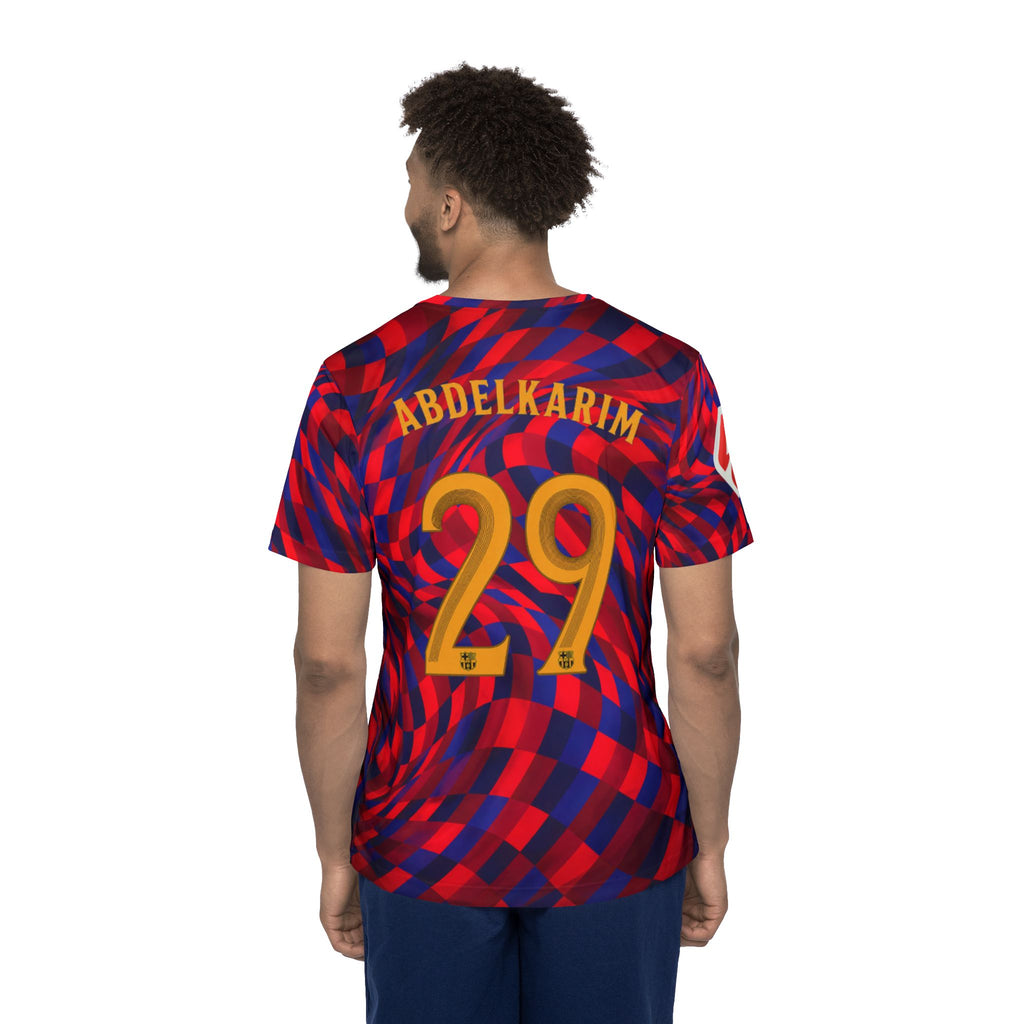 Abdelkarim F.C Barcelona Soccer Jersey — Personalized Name & Number