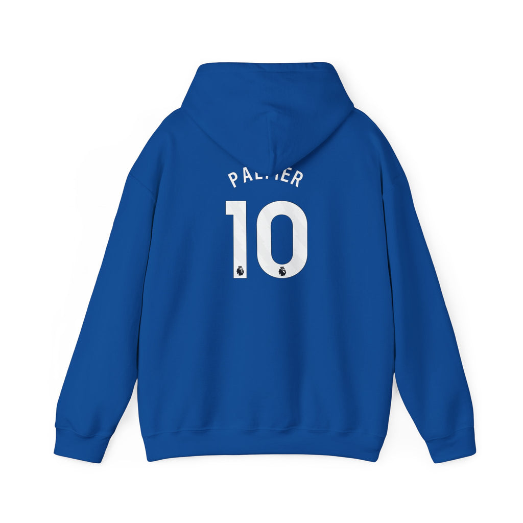 Chelsea FC Palmer 10 Jersey Hoodie | Football Club Crest, Premier League Sleeve