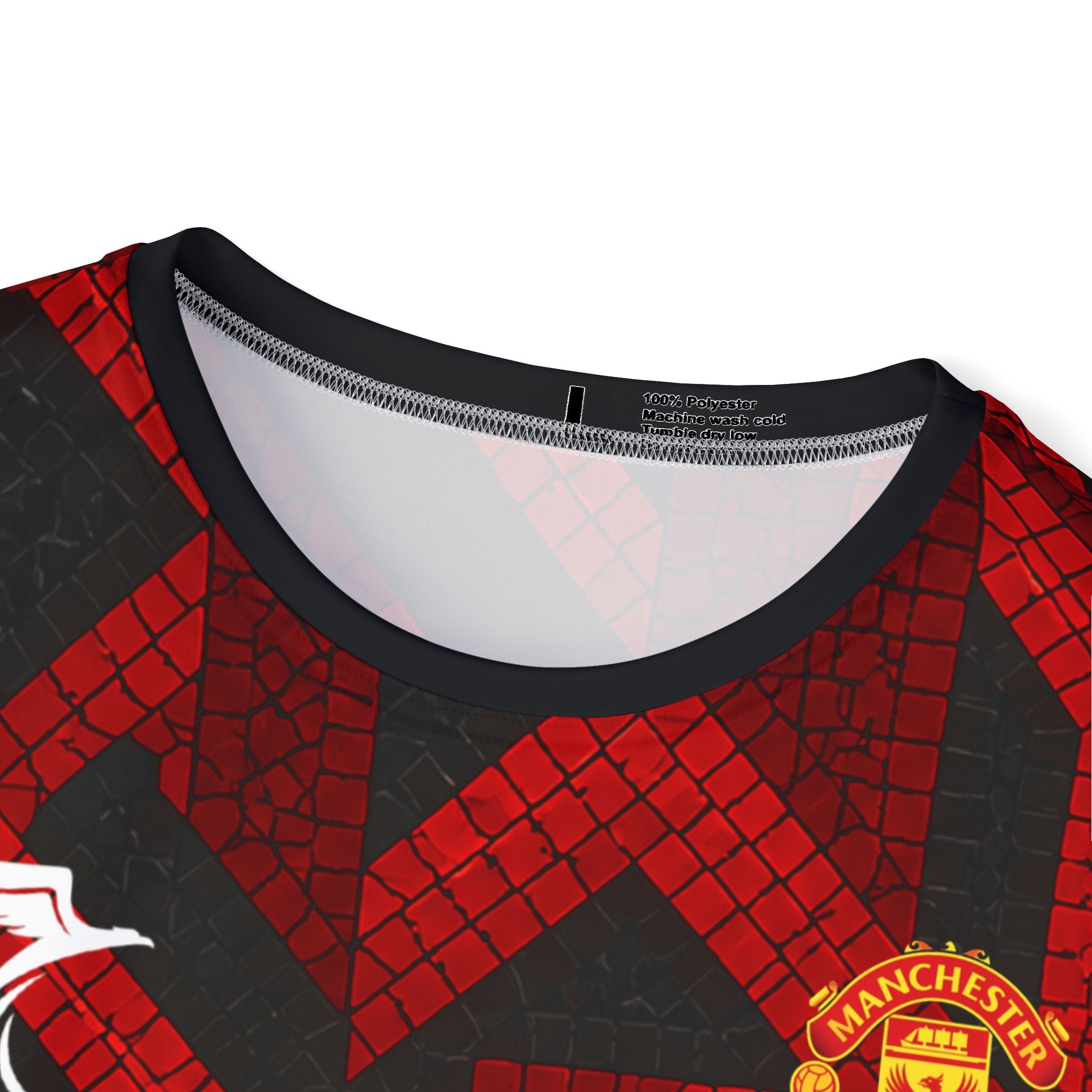 Manchester Red Mosaic Jersey — Tielemans 18 Soccer Shirt
