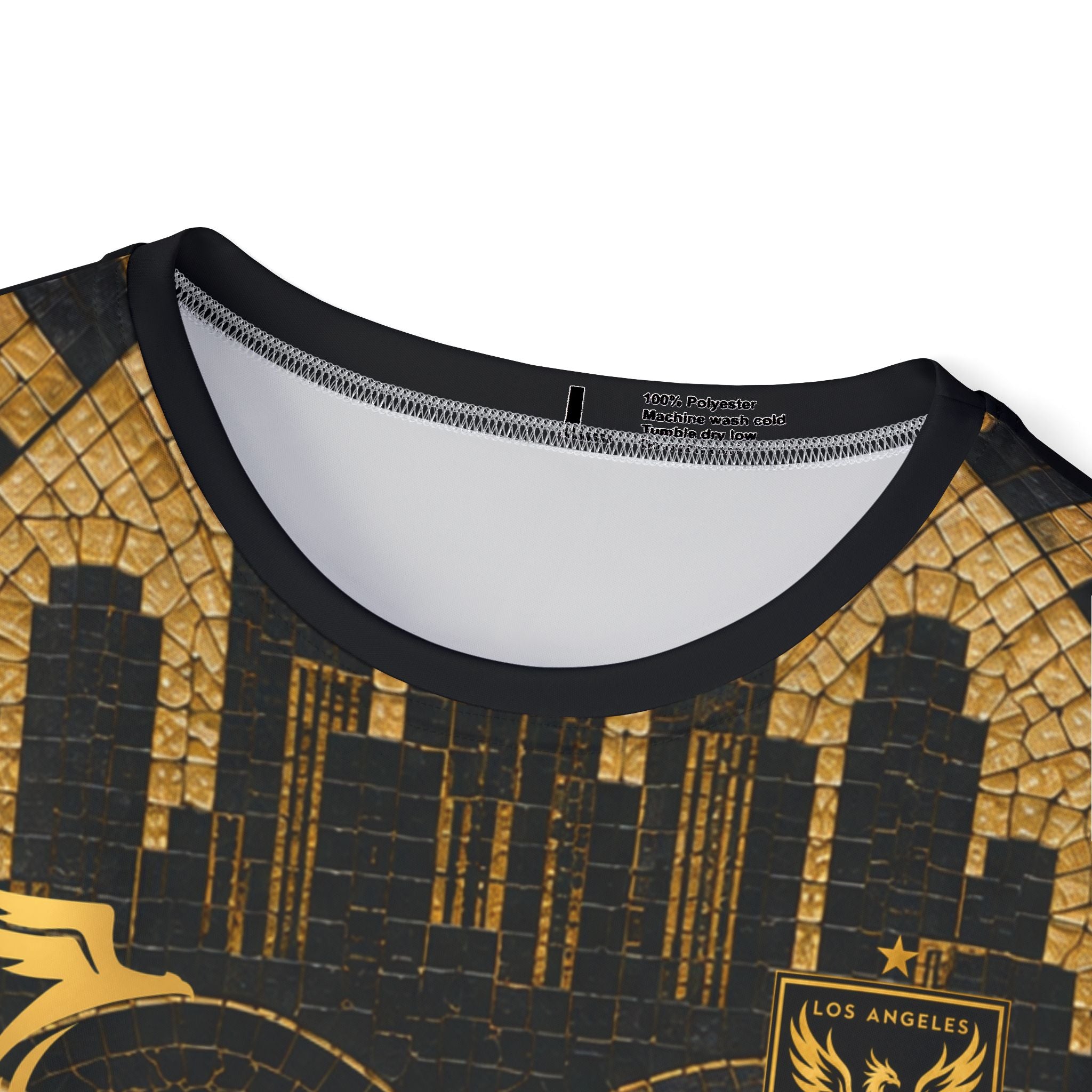 LAFC Black & Gold Soccer Jersey — Custom 'SON 7' Numbered Fan Shirt