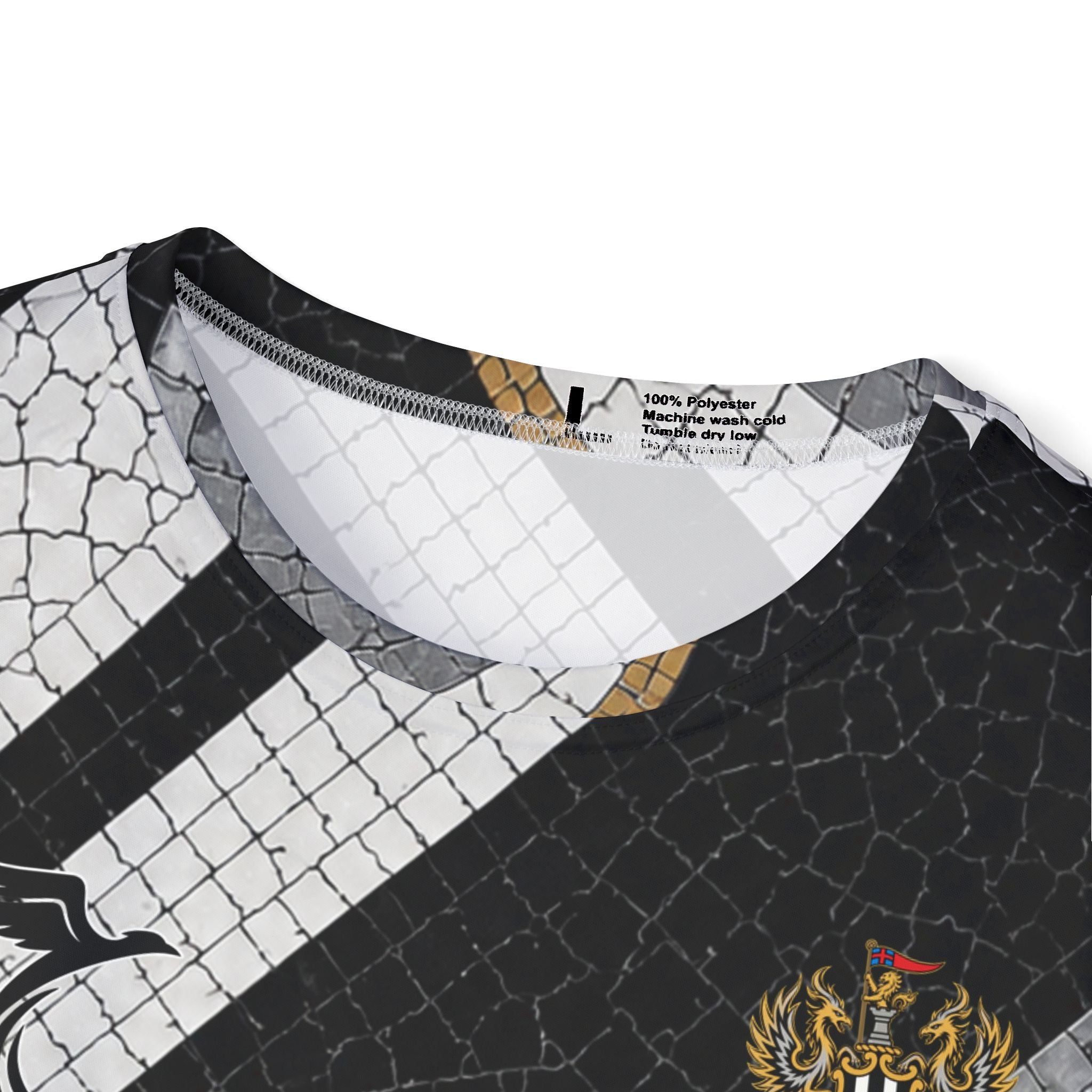 Men's Soccer Jersey — Custom Number 8 'N. Gonzalez' Black Gray Geometric Kit