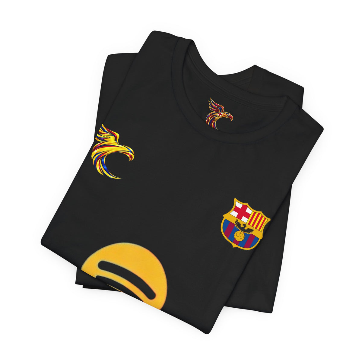 Barcelona Football Club Crest Black T-Shirt