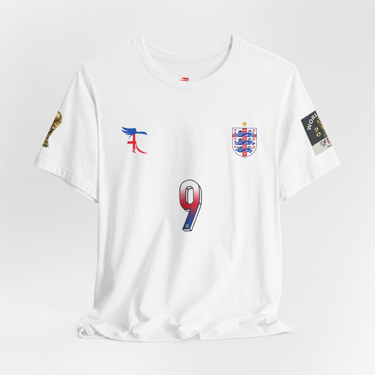 England Kane #9 Jersey Tee — Kane #9 Back Print