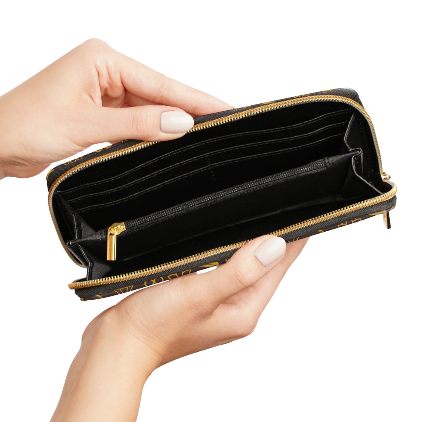 Stylish Zipper Wallet with Elegant Design