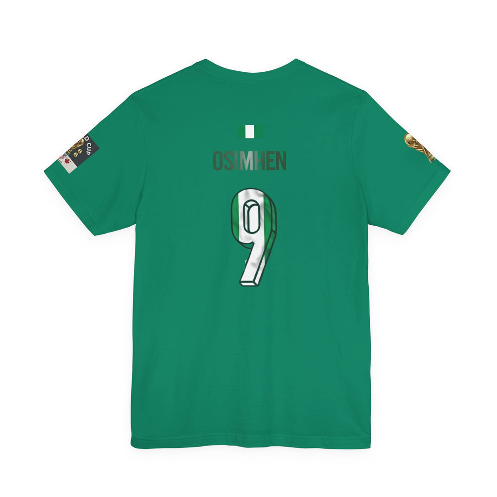 Osimhen #9 Nigeria Soccer Jersey T‑Shirt — National Team Fan Tee