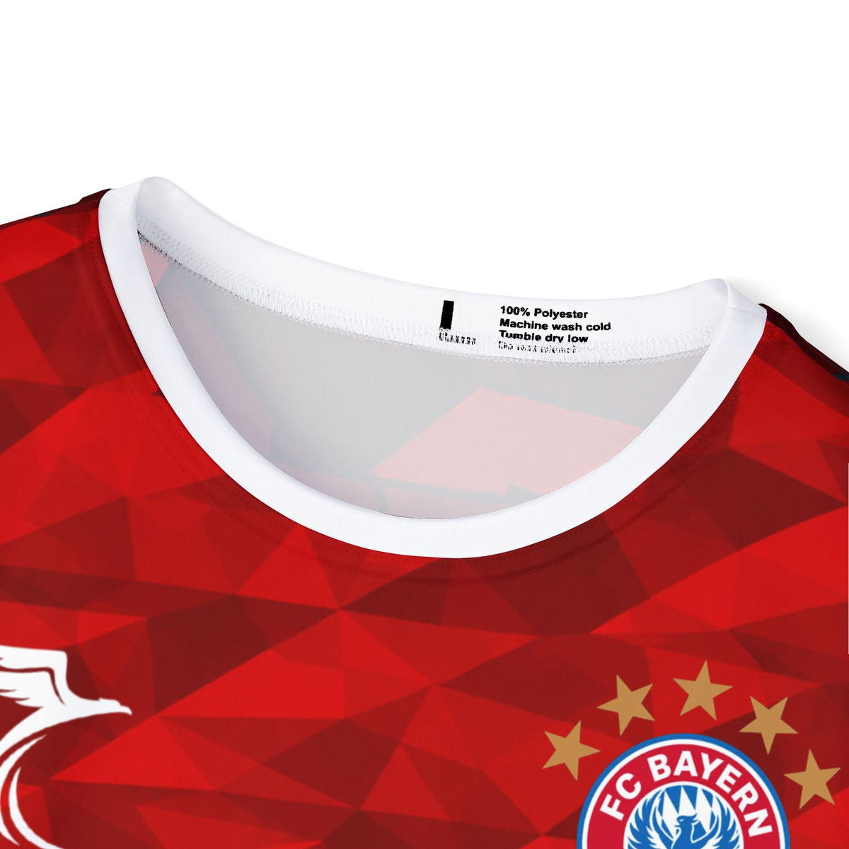 Lewandowski #9 Red Mosaic Soccer Jersey