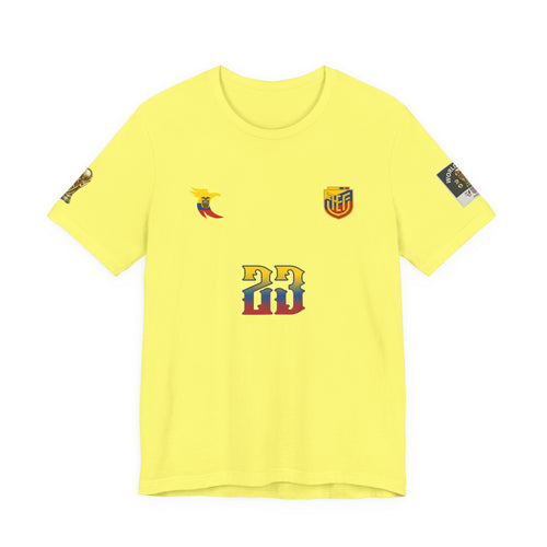 Caicedo Ecuador Soccer Jersey T‑Shirt — Custom Name & Number (23)