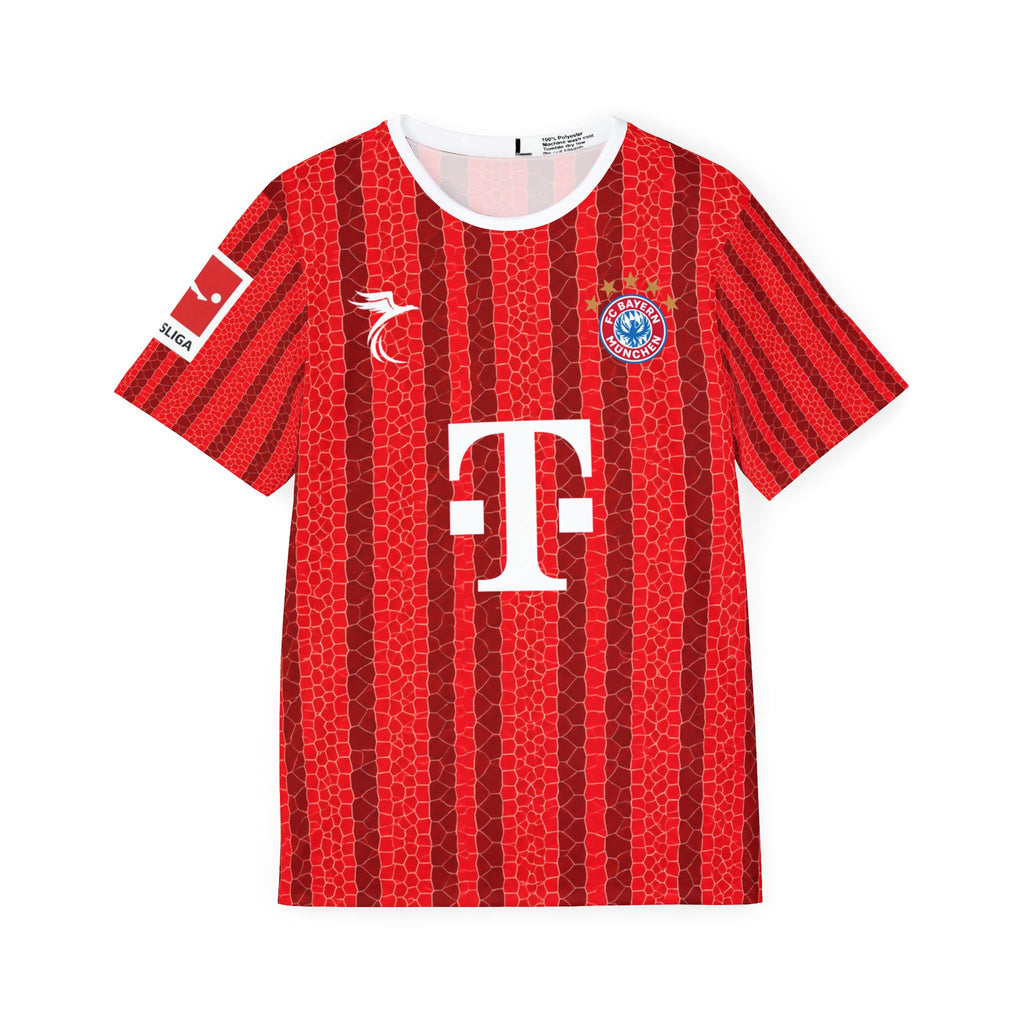 Kane #9 Red Striped Soccer Jersey — Men’s Fan Shirt