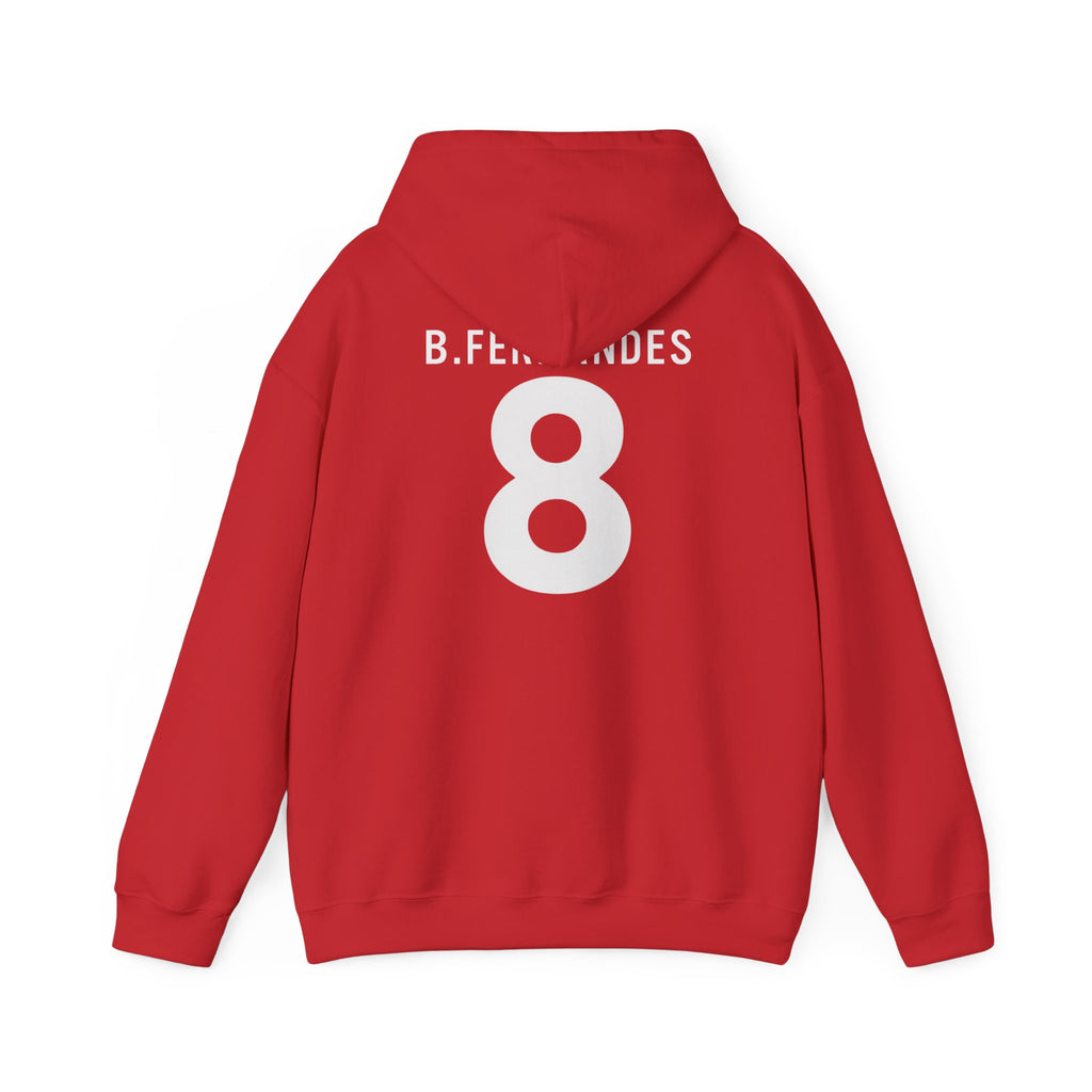 Retro Football Jersey Logo Hoodie | Pullover Sweatshirt with Number 8