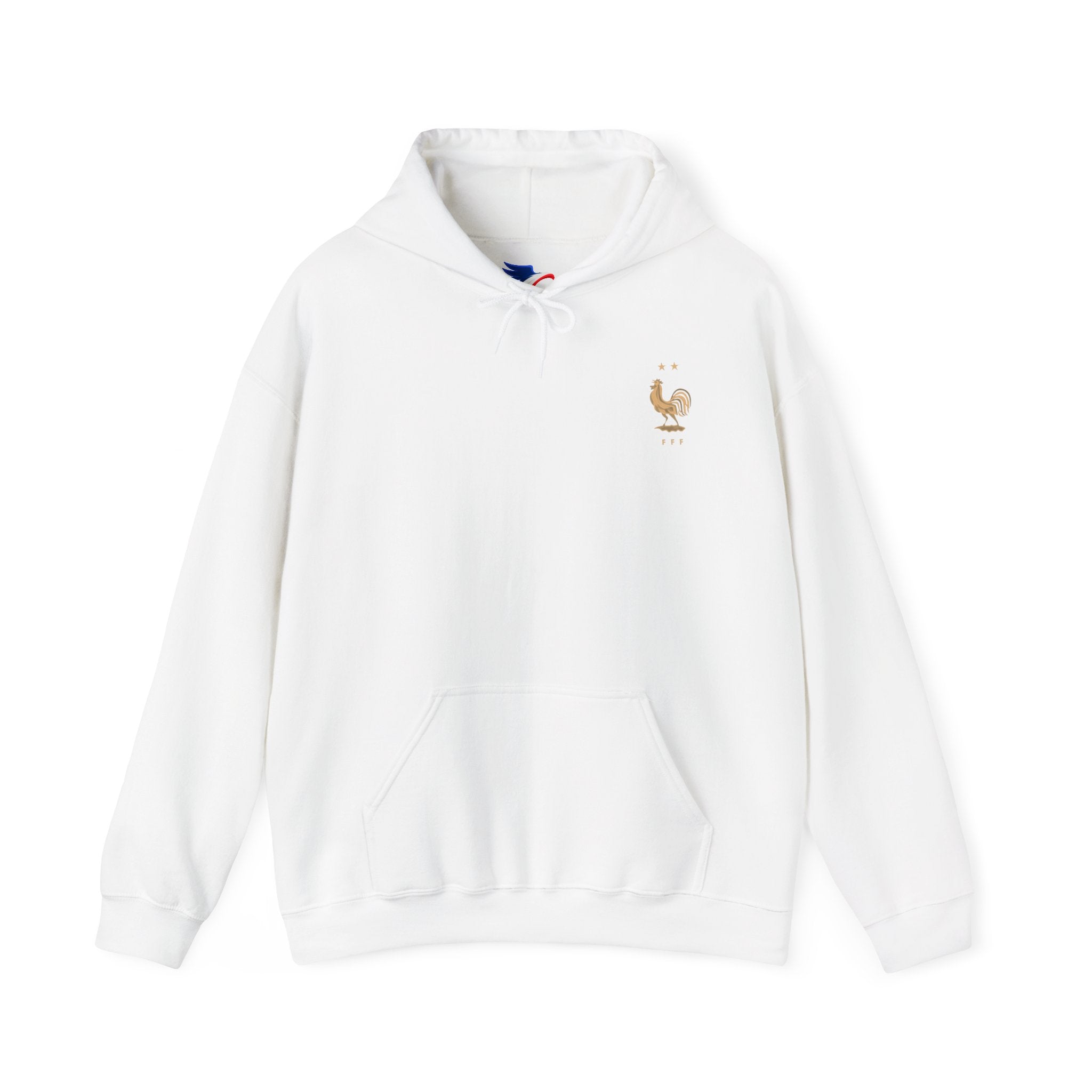 Mbappe #10 2022 Jersey Hoodie — Minimal Rooster Chest Emblem & Back Jersey Print