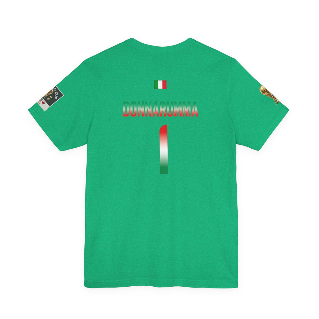 Donnarumma #1 Italy Jersey Tee | Soccer Goalkeeper Shirt