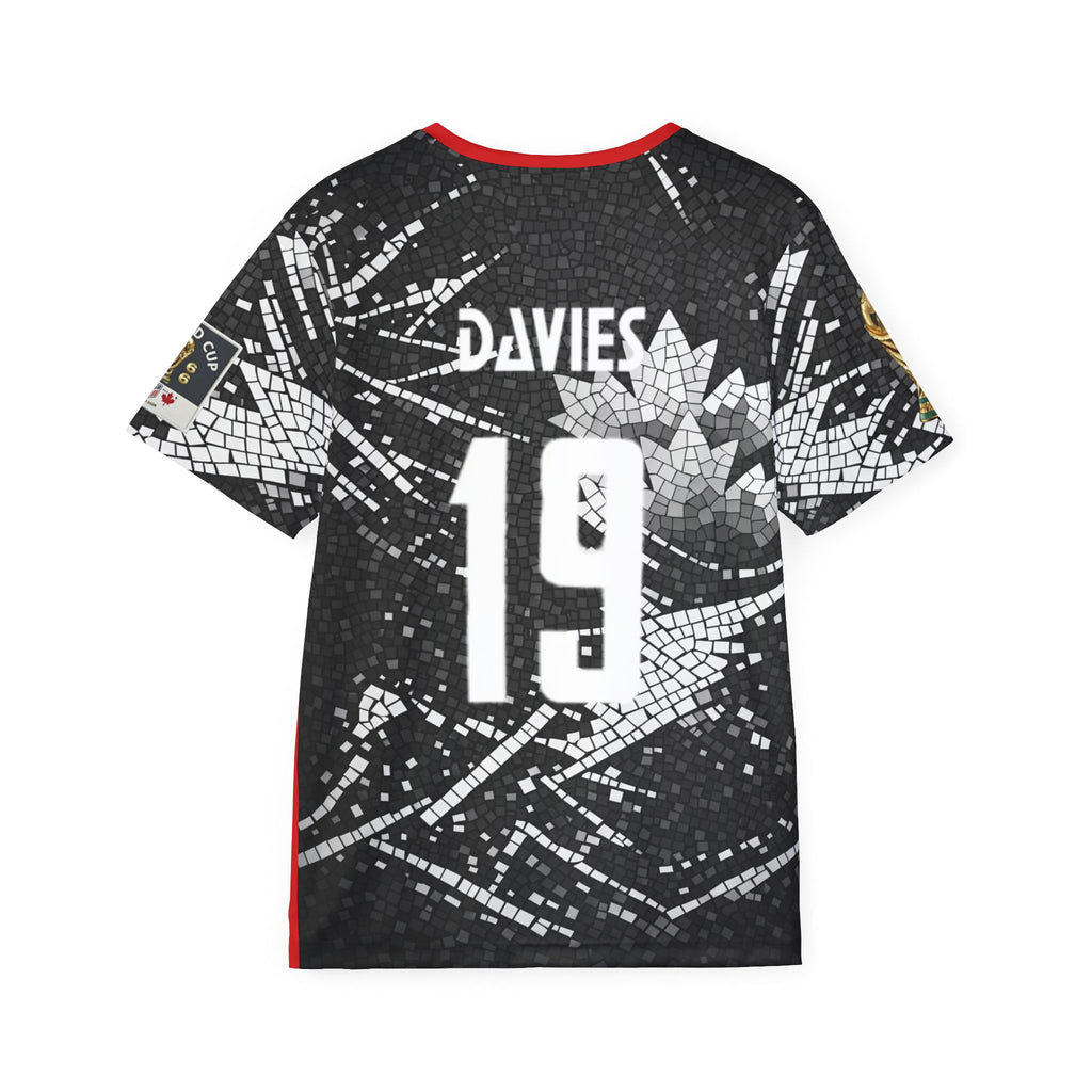 Canada Soccer Jersey — Number 19 'Davies' All-Over Print Men’s Sports Shirt