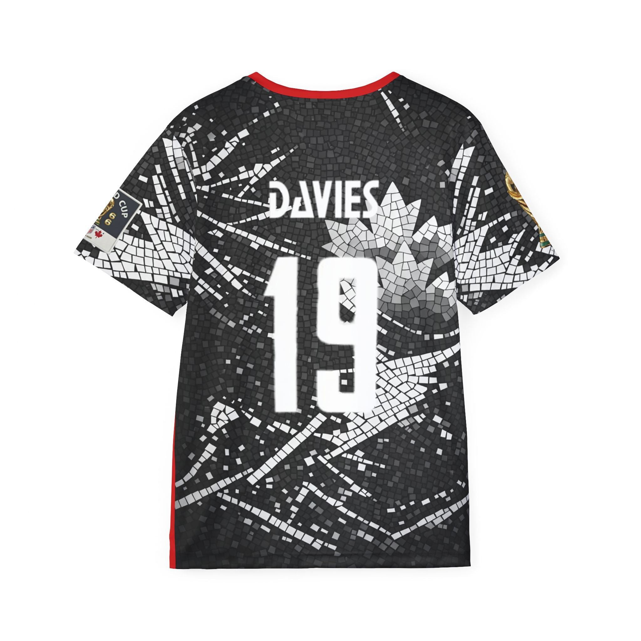 Canada Soccer Jersey — Number 19 'Davies' All-Over Print Men’s Sports Shirt