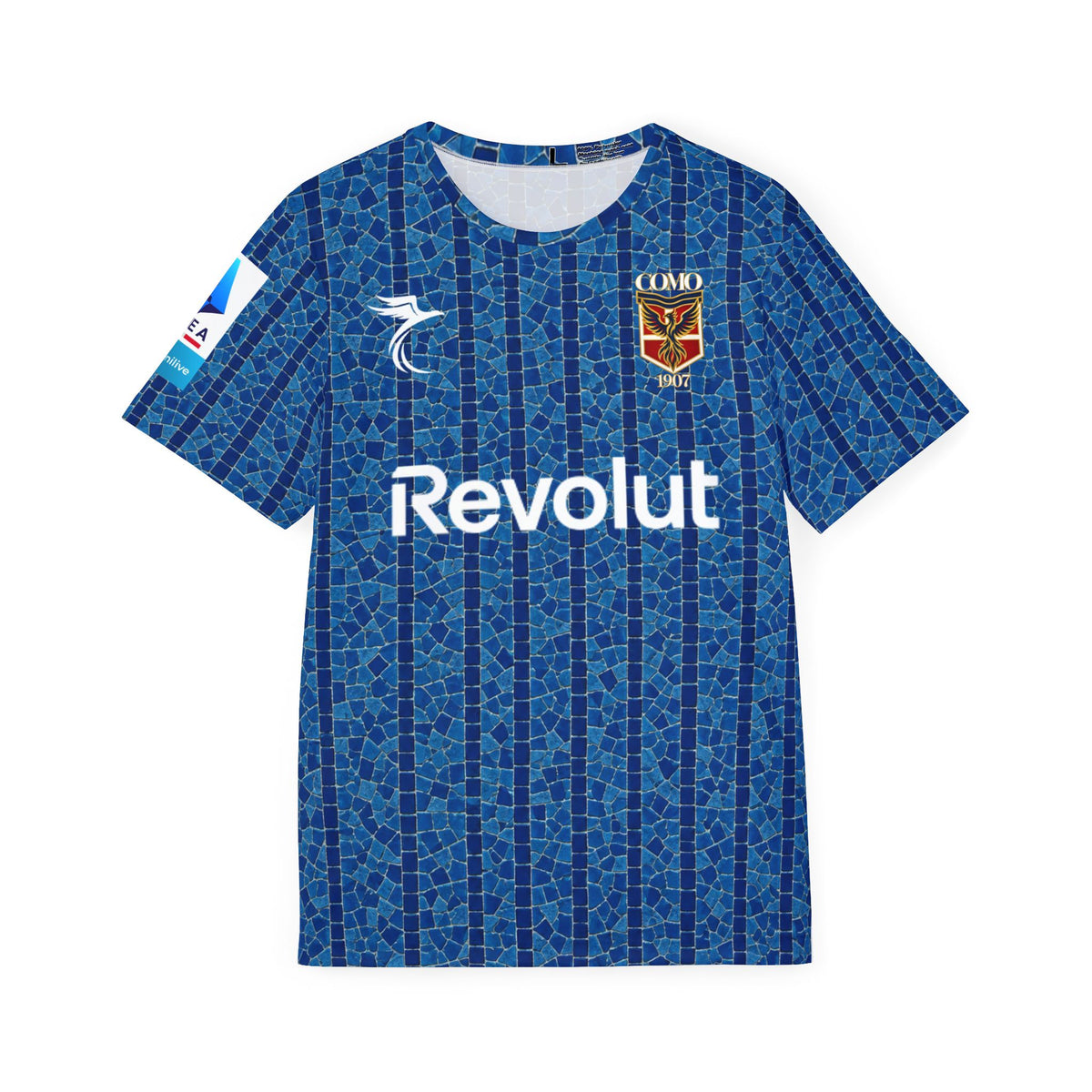 Blue Striped Coma Soccer Jersey — Revolut Sponsor, 'Da Cunha' #7