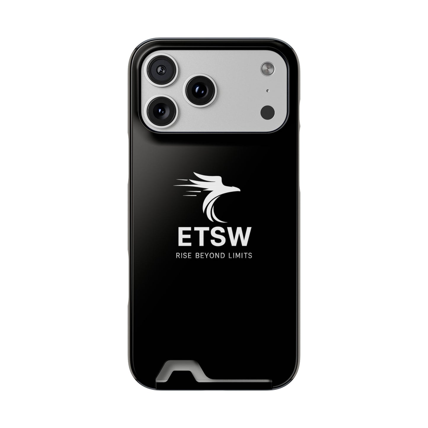 ETSW Logo Phone Case with Card Holder | Slim Protective Wallet Case