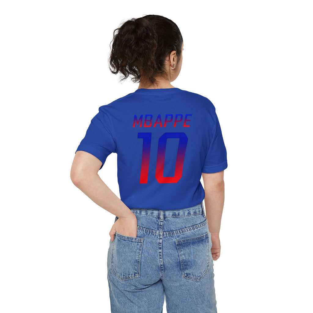 Mbappé #10 Pocket T-Shirt — French Football Fan Jersey