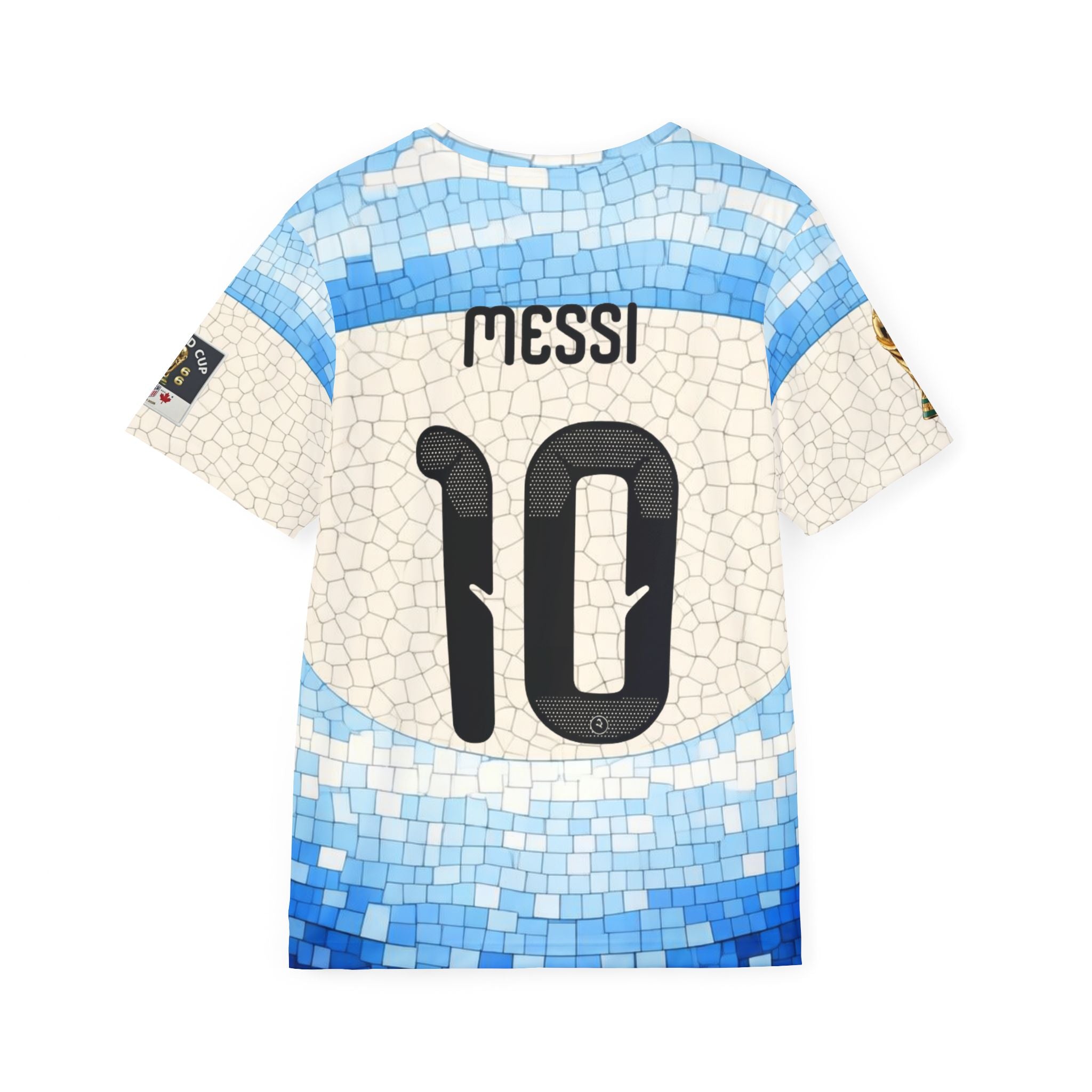 Messi #10 Argentina Mosaic Soccer Jersey