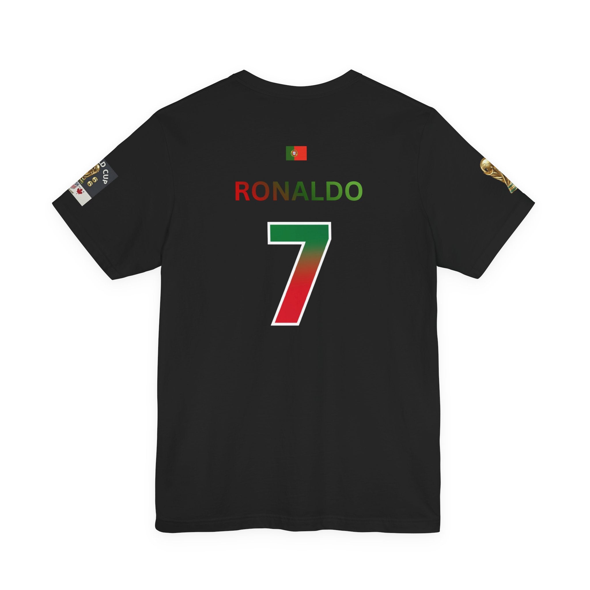 Ronaldo 7 Portugal Jersey Tee | Football Number 7 Soccer Shirt