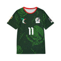 Men's Sports Jersey - Mexico National Team Style, Customizable Player Name & Number