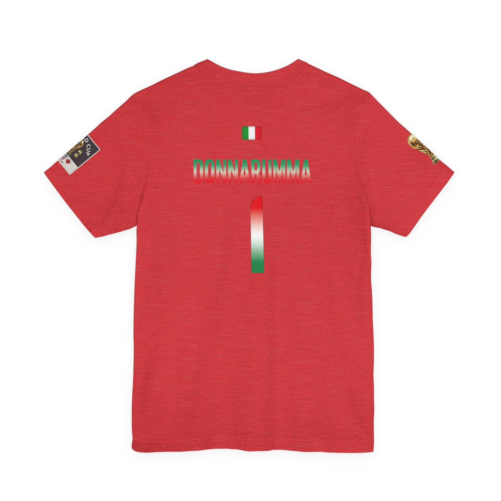 Donnarumma #1 Italy Jersey Tee | Soccer Goalkeeper Shirt
