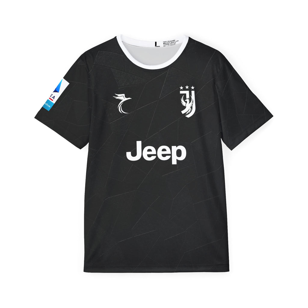 Black Football Jersey — Custom 'YILDIZ 10' Sports Tee