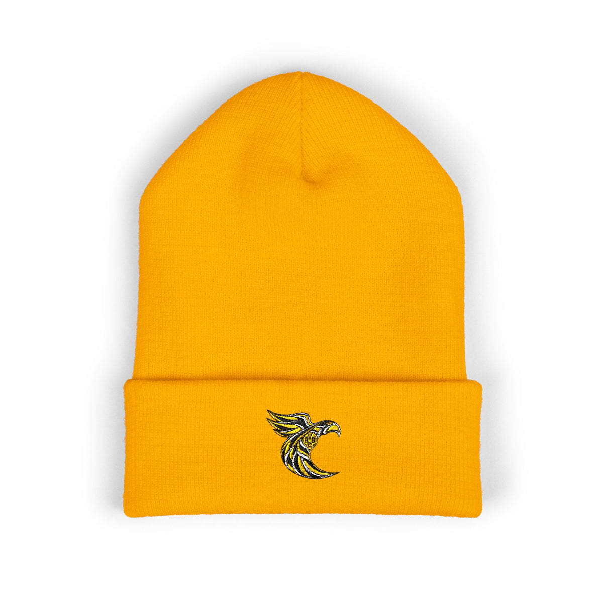 Dortmund Pheonix Embroidered Cuffed Beanie