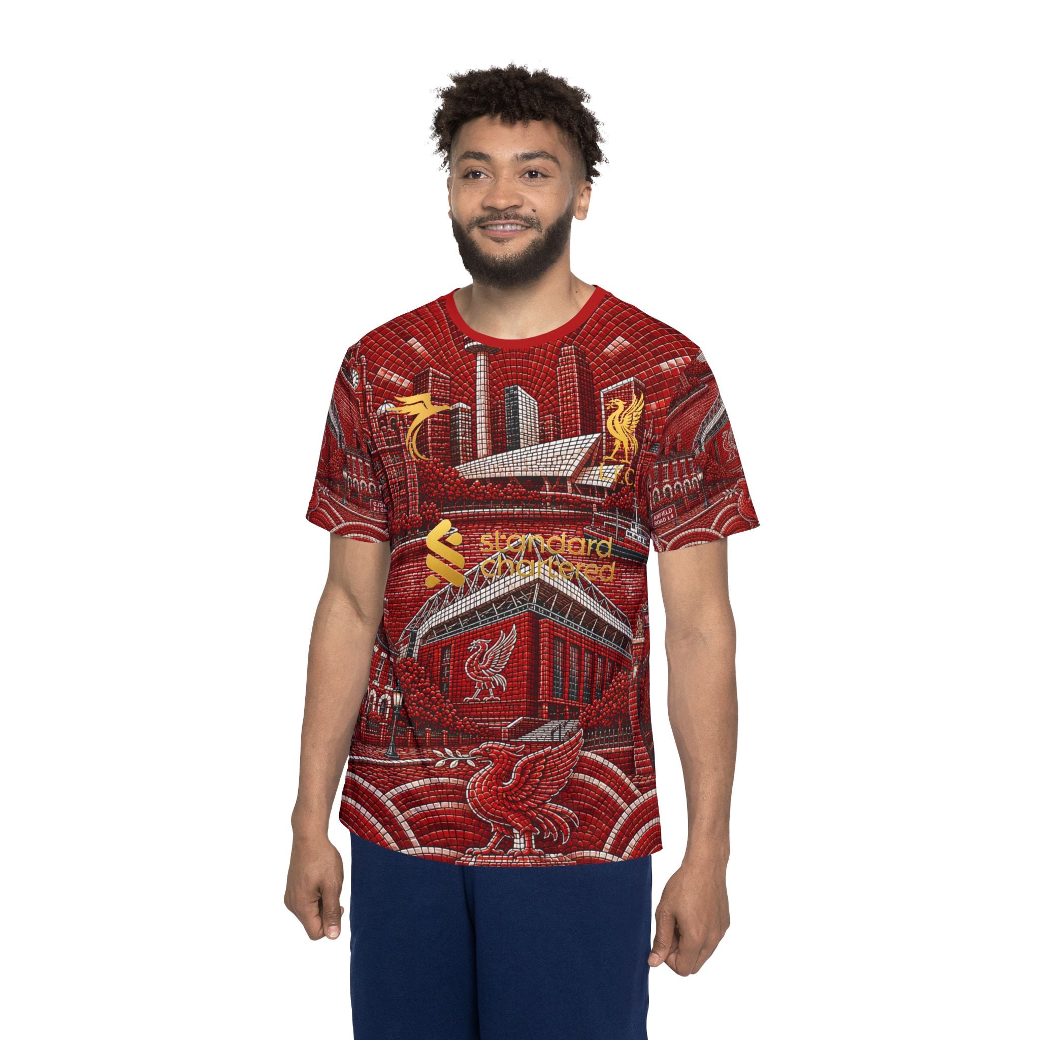 Liverpool Fan Jersey — Personalized "Mac Allister 10" Red Soccer Shirt (All-Over Print)