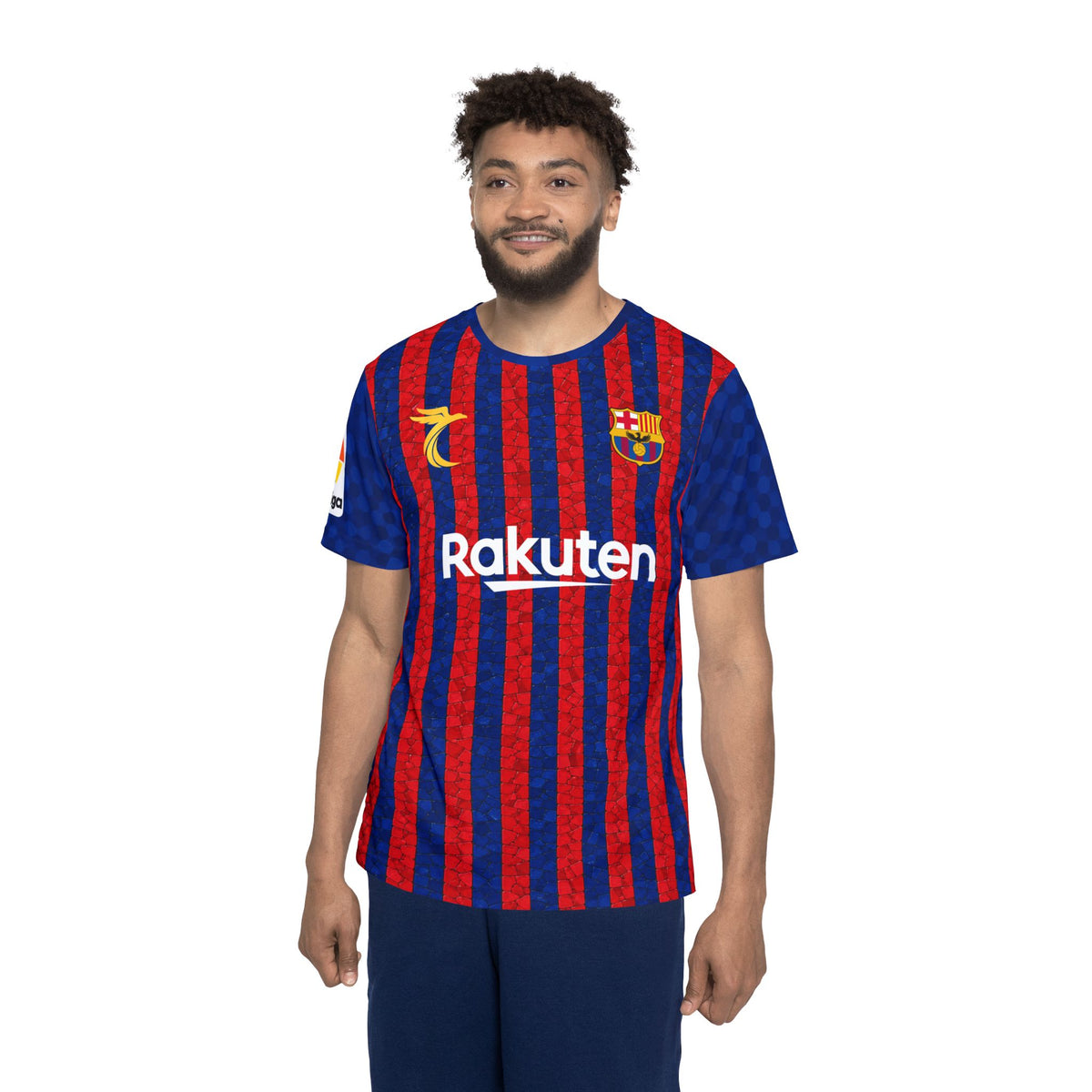 Vintage Messi Soccer Jersey — #10 Back Name Football Tee