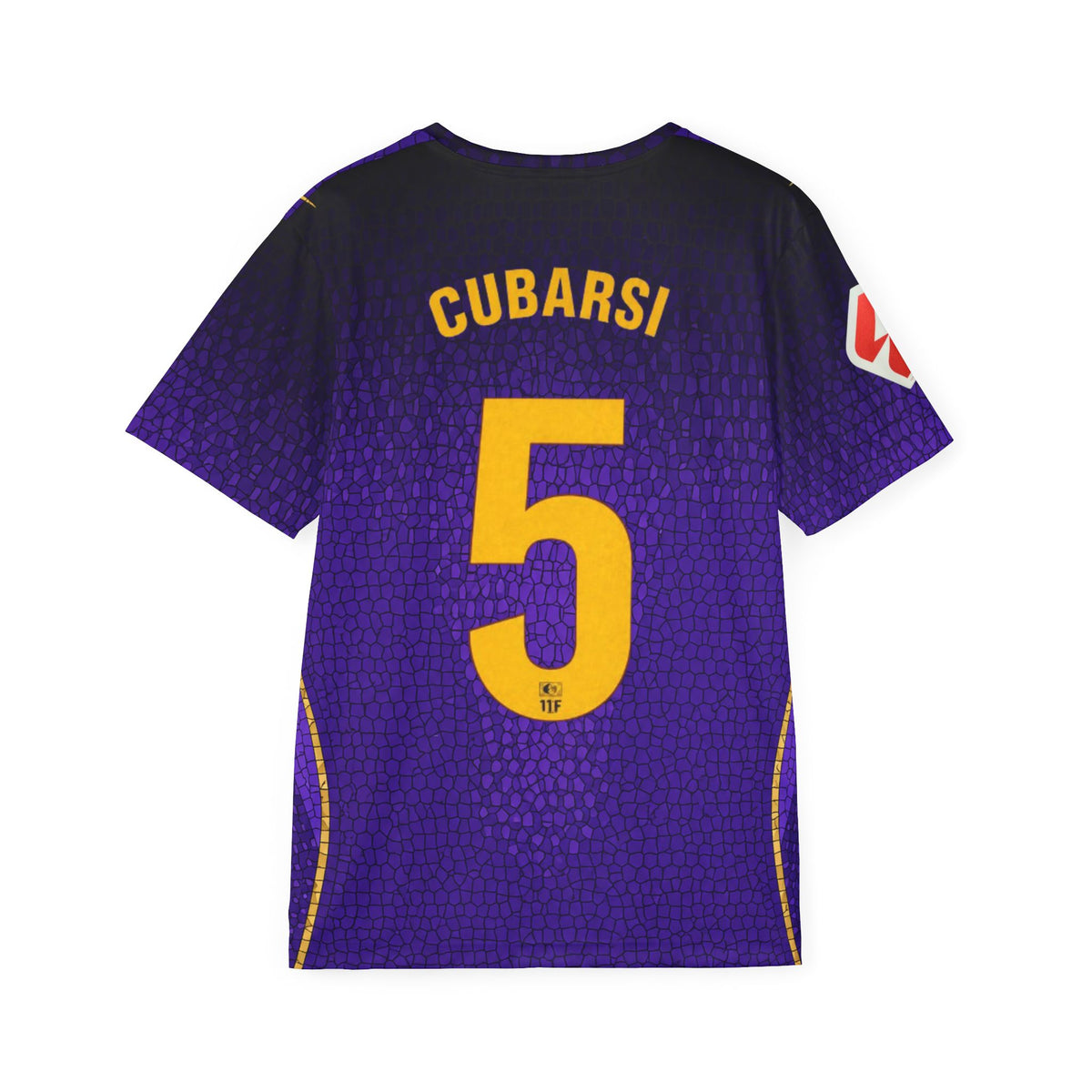 Purple Custom Sports Jersey – 'CUBARSI' Number 5 Team Shirt