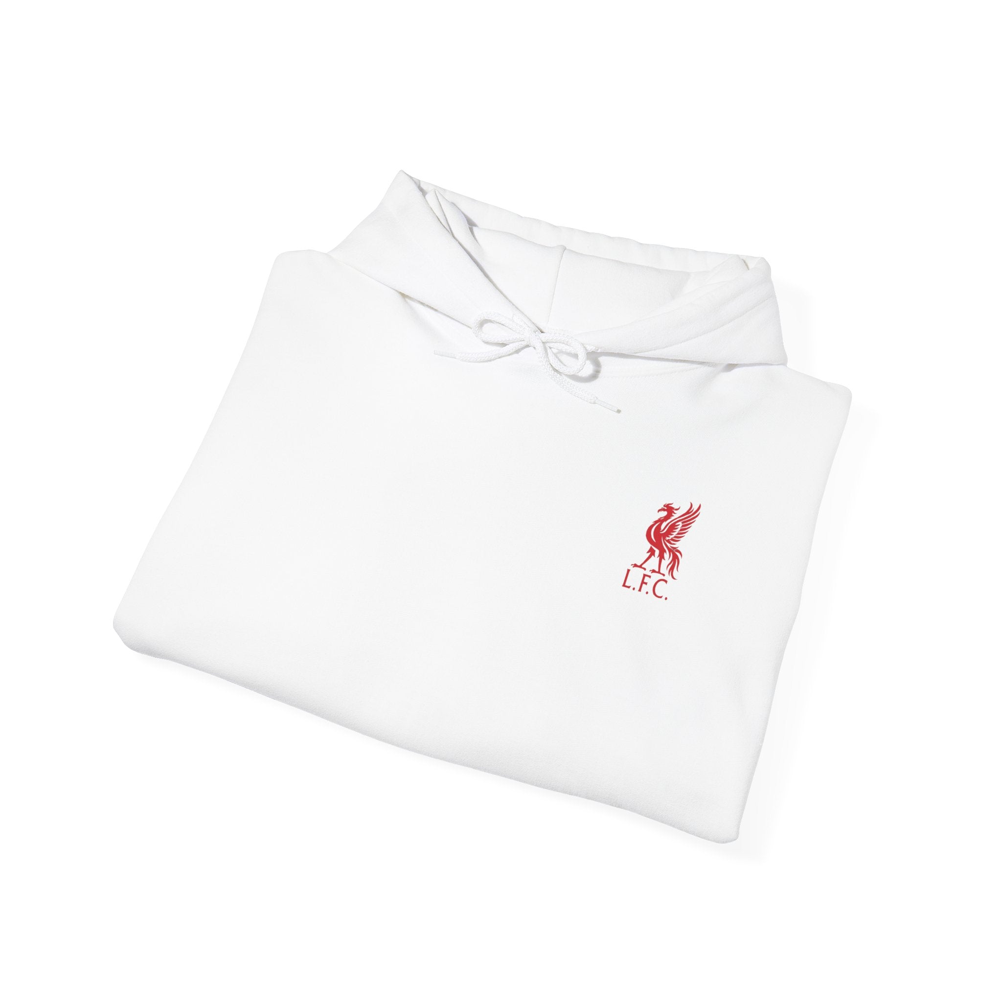 Liverpool-Inspired Hooded Sweatshirt — "10" Back Number with Chest Liver Bird Logo
