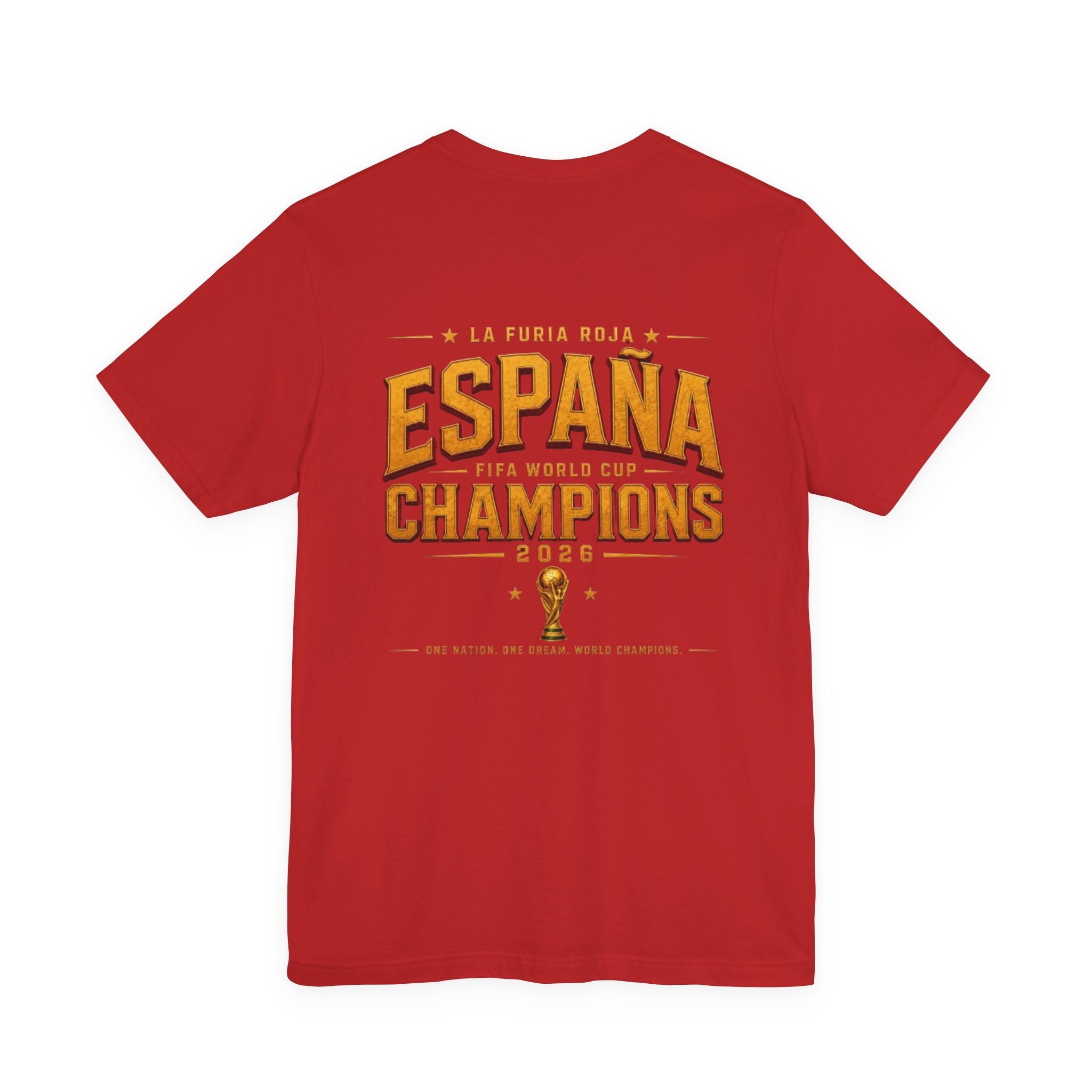 Spain World Cup Champions 2026 T-Shirt — La Furia Roja España Champions Tee