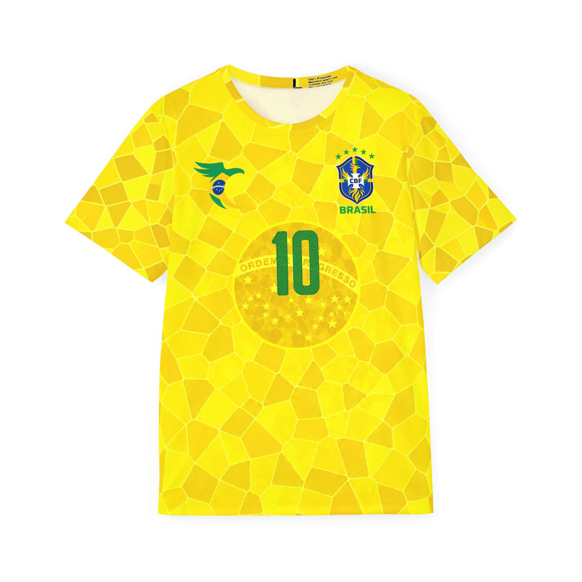 Brazil Soccer Jersey — Neymar Jr #10 Yellow Fan Shirt